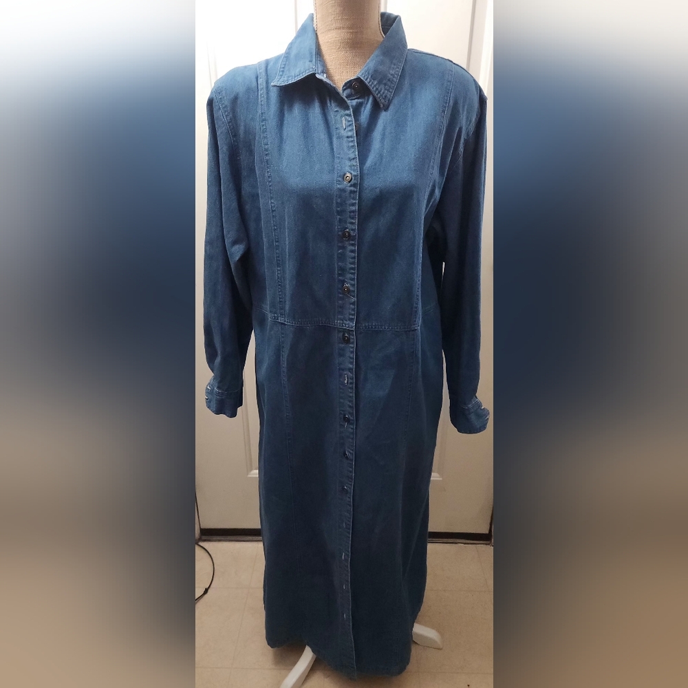 Denim Maxi Dress